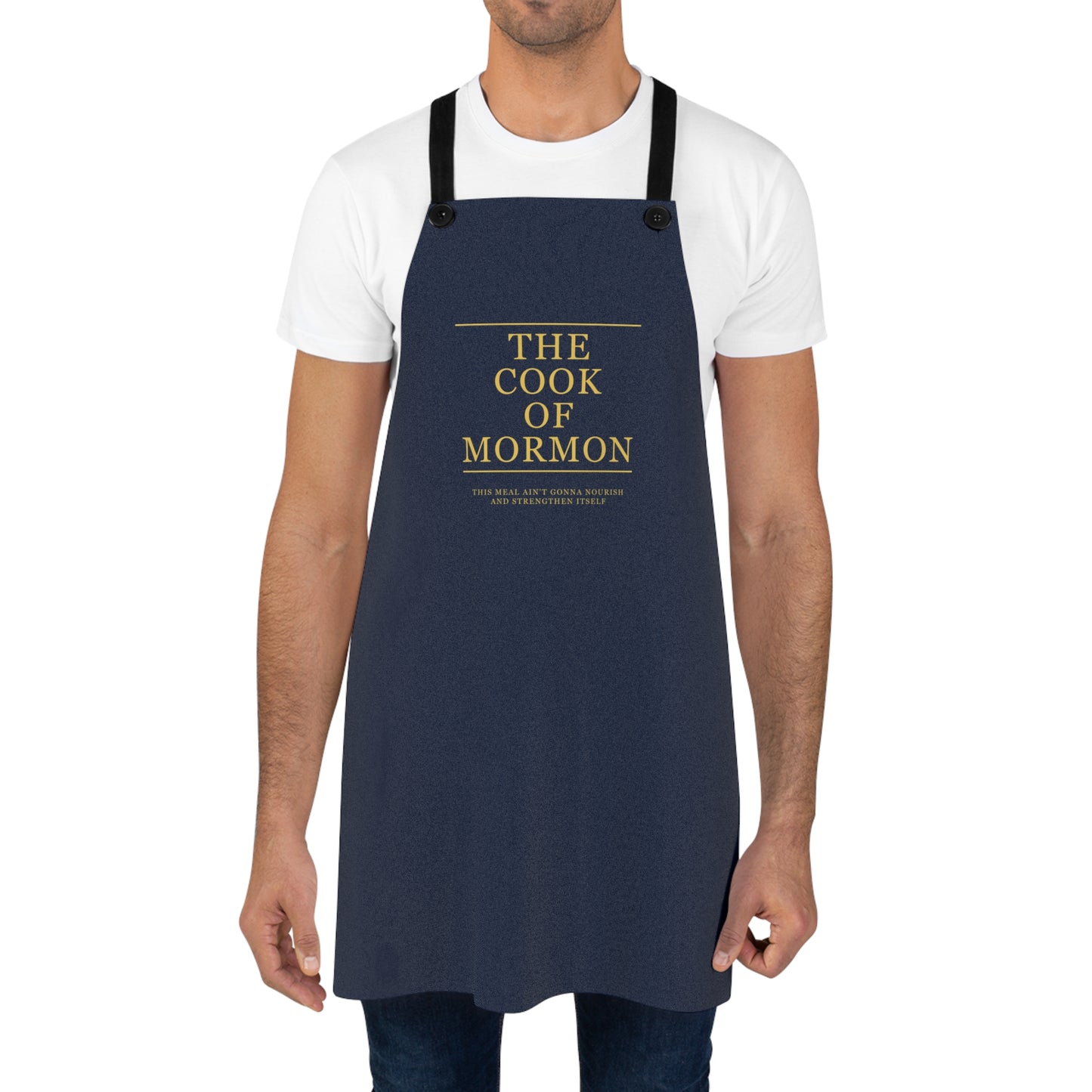 Cook of Mormon Apron - Funny Cooking Gift, Kitchen Apron for Home Chefs