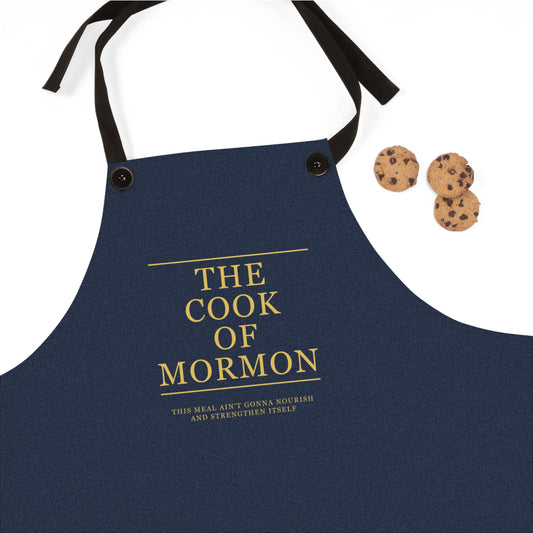 Cook of Mormon Apron - Funny Cooking Gift, Kitchen Apron for Home Chefs