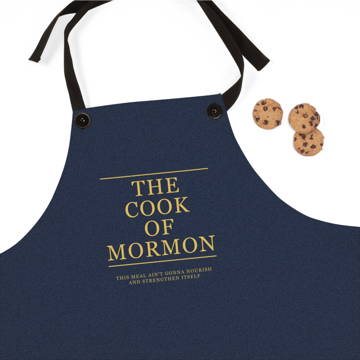Cook of Mormon Apron - Funny Cooking Gift, Kitchen Apron for Home Chefs